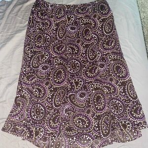 Purple/brown/green Skirt